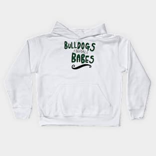 Bulldogs Before Babes Bulldog Owner T-shirt Kids Hoodie